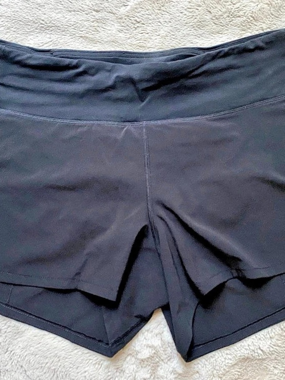 lululemon Speed Up High-Rise Lined Short 4" Shorts Black Size 10